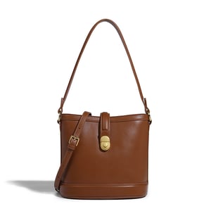 Jeulia Bucket Bag PU Leather Shoulder Bag Crossbody Bag