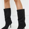 Nour Boots Black Suede