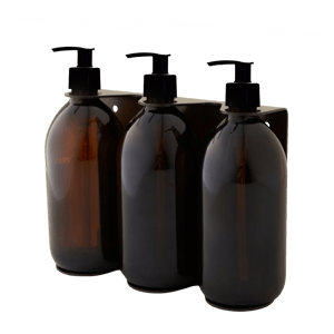 Gold Triple Wall Mounted Soap Dispenser