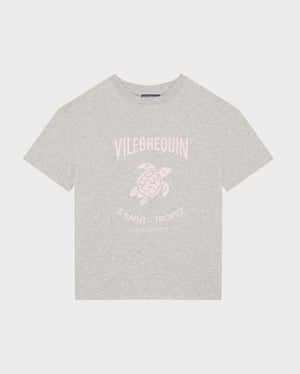 Vilebrequin - Boys T-shirt Rubber Logo - Tee Shirt - Gabin - Grey - Size 12