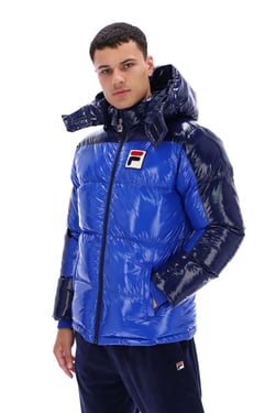 Lionel Oversized Colour Block Puffer Jacket - 4XL