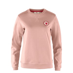 Fjallraven Womens 1960 Logo Badge Sweater Chalk Rose