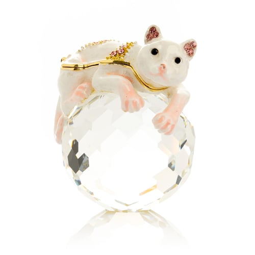 White Cat on Crystal