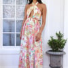 Rainbow Beaches Maxi Dress Print