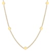 Small Circle Necklace Gold