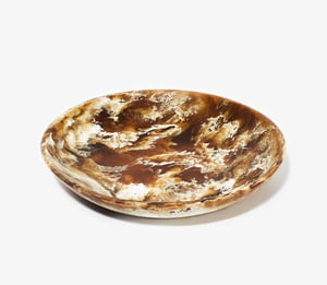 Resin Low Serving Bowl - Sand