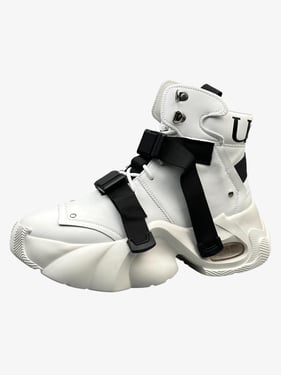 Dual-Strap Stealth Runner Boots - White / 48