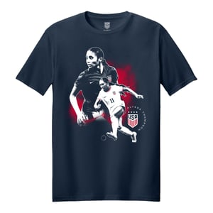 Unisex USWNT Alyssa Thompson Graphic Navy Tee / 3X