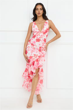 Wild In Wonder Maxi Dress Pink