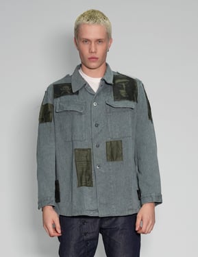Patched Swiss Army Shirt