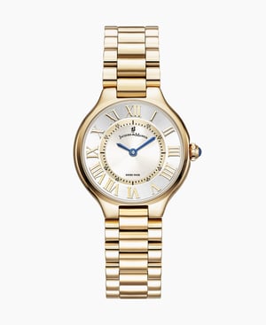 Celine 29mm Two-hands Gold-tone Silver dial Stainless steel swiss watch - 29 mm