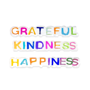 Grateful, Kindness and Happiness Rocks of Love (Mini 3 pk)