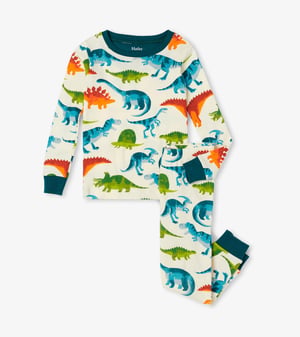 Dinosaur Park Organic Cotton Kids Pajama Set