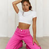 BASE The Baby Tee Crop Top White