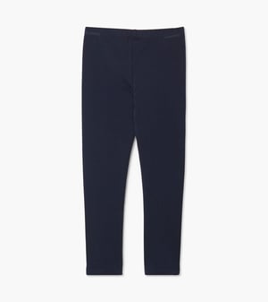 Girls Navy Cozy Leggings