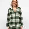 Fern Womens Brushed Check Pyjama Top - 26