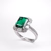 Exquisite Emerald Ring - Emerald Shadow Fairy Ring - One-Size