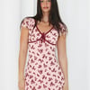 Daisy Street Devore Mesh Mini Dress - Pink - S