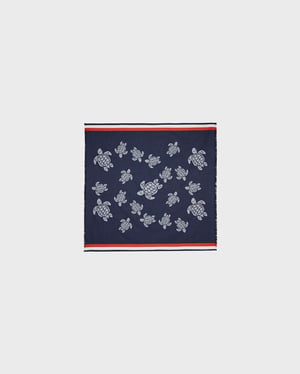 Vilebrequin - Big Towel Ronde Des Tortues - Towel - Seabreez - Blue - Size OSFA