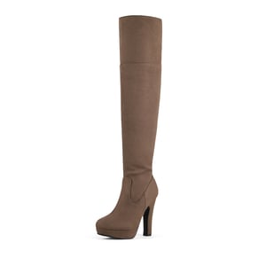 DREAM PAIRS Thigh High Chunky Platform Boots