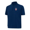 Men's Antigua USWNT Trophy 1/4 Navy Polo / M