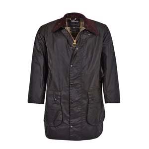 Barbour Border Waxed Jacket Sage