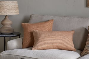 nkuku Ilaa Wool Cushion Cover | Textiles | Sand | 60 x 40 cm