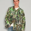 Splatter Painted Jacket in Khaki