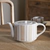nkuku Patthar Teapot | Tableware | One Size | Cream & Clay