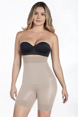 High Waist Shaper Shorts Thermal - Nude / XL