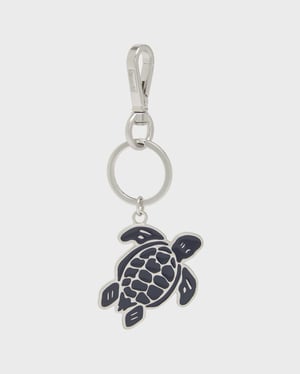 Vilebrequin - Unisex Keyring Zamak Turtle - Key Ring - Torty - Blue - Size OSFA