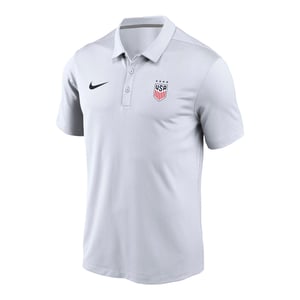 Men's Nike USWNT Varsity White Polo / 2X