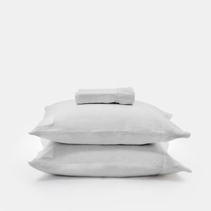 Signature Small Sheet Set Queen Calacatta Gray Beach House Linen , Luxury Organic Bedding and Sheet Sets , PROSSIONI