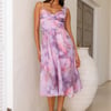 Endless Daylight Midi Dress Purple