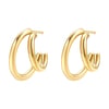 Double Side Hoop Earrings