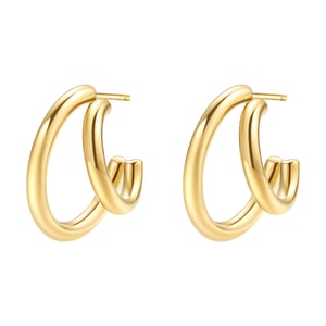 Double Side Hoop Earrings