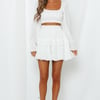 On Screen Skirt White