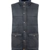 Weird Fish Dover Wadded Gilet Navy Size L
