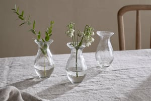 nkuku Bapti Bud Vases Set Of 3 | Decorative Accessories | Clear