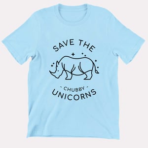 Save The Chubby Unicorns Kids T-Shirt (Unisex)
