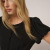 Black Puff Sleeve Tilla Mini Dress