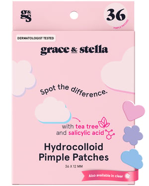 hydrocolloid pimple patches - 36 Pack / Multishape