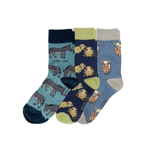 The Gentle Souls Blue Bundle of 3 | UK Adult 7-11