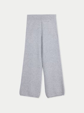 Wide-Leg Ajour Knit Cashmere Pants - 2XL / high rise / WK1036-1299/0000
