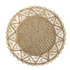 Pyramid Handwoven Iraca Placemat - Solid Color / Brown
