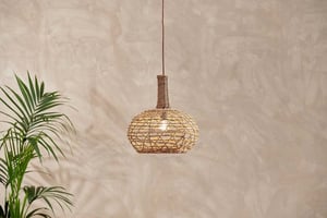 nkuku Beru Rattan Lampshade | Shades | Small | Natural Rattan
