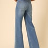 Mid Wash Stretch Soho Wide Leg Jeans