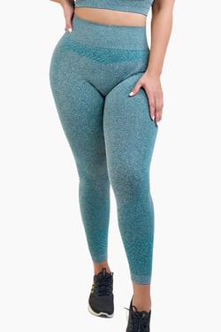 Workout Leggings LEGGEEZ Cool Active - Moss Green / 2XL