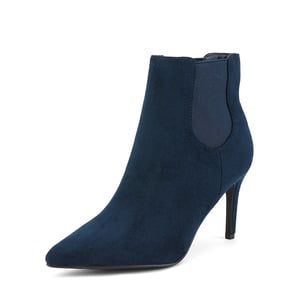 DREAM PAIRS Pointed Toe Stiletto Chelsea Ankle Booties