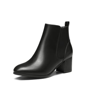 DREAM PAIRS Chelsea Chunky Block Heel Booties